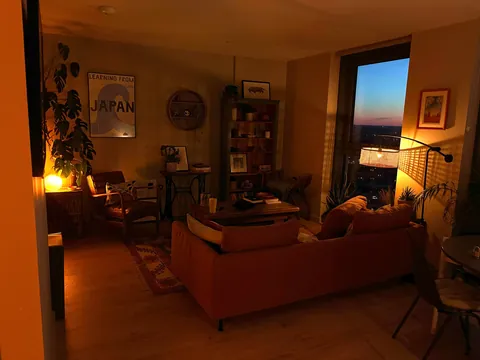 An Evening in My Cozy London Flat