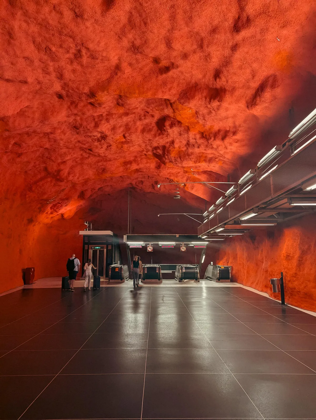 ITAP of a metro station in Stockholm
