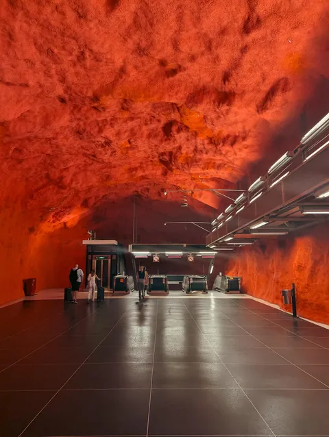 ITAP of a metro station in Stockholm