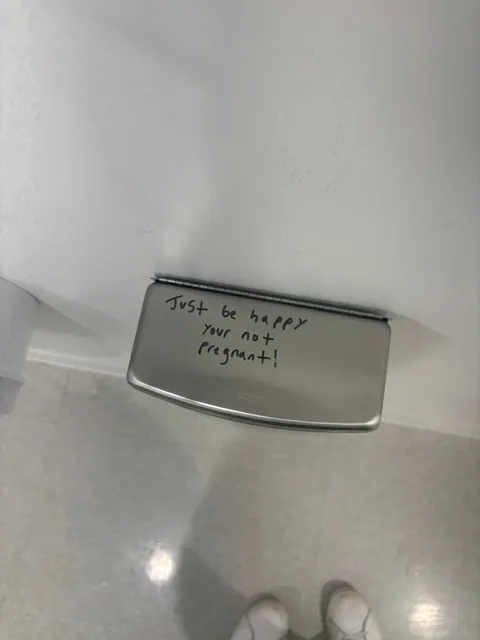 Walked into the bathroom at my Primary Care office to find this