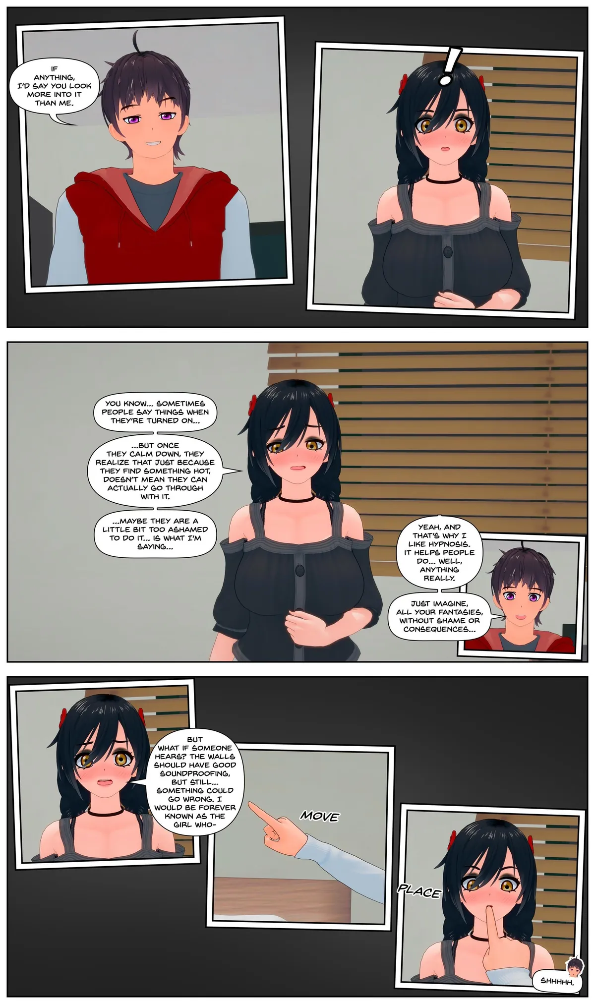 The Power of Hypnosis - Chapter 40 [Comic Pages] [3D] [Hypnosis] [Mind Control] [OC] [NSFW] [by RollB]