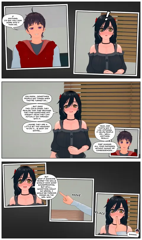 The Power of Hypnosis - Chapter 40 [Comic Pages] [3D] [Hypnosis] [Mind Control] [OC] [NSFW] [by RollB]