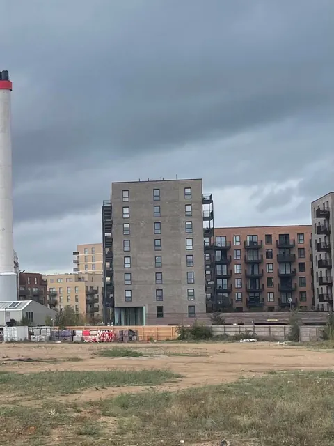 Seams on brick buildings