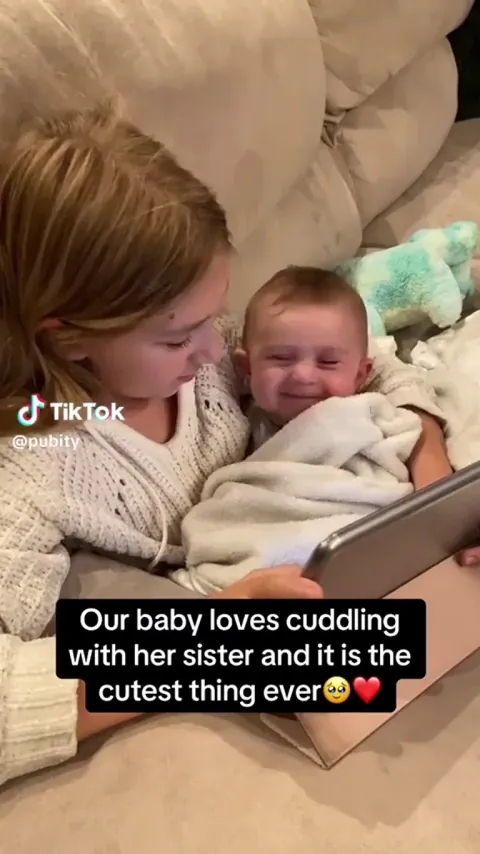 The little smiles and cuddles are so wholesome 😭❤️