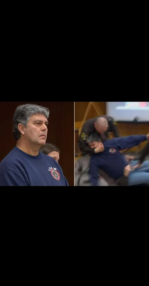 After hearing how Larry Nassar abused hundreds of young athletes, a father of three victims tried to attack him in court, shouting that he wanted “five minutes alone".