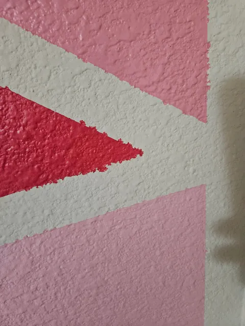 Painted a wall in my daughters room.