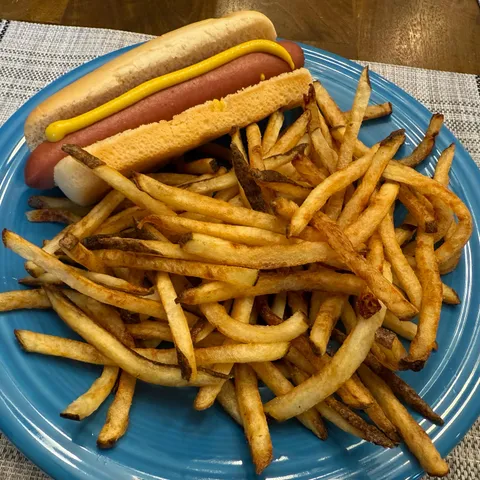 [Homemade] Hot Dog and Fries