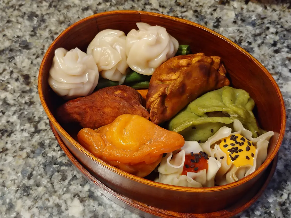 [Homemade] Dumpling Bento