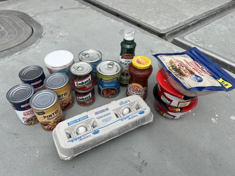 $109 in groceries: Naknek, Alaska