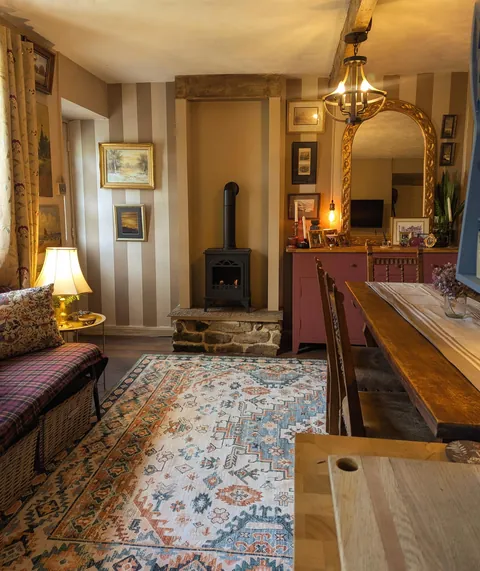 Our Cottage Dining room, swipe for before pics.