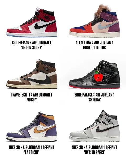 Every Air Jordan 1 collab in history