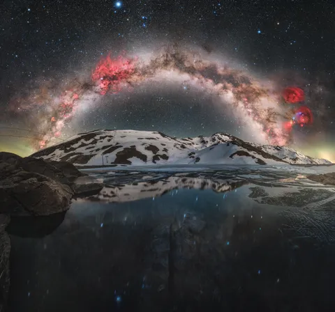 ITAP of the Milky Way arch in Sierra Nevada