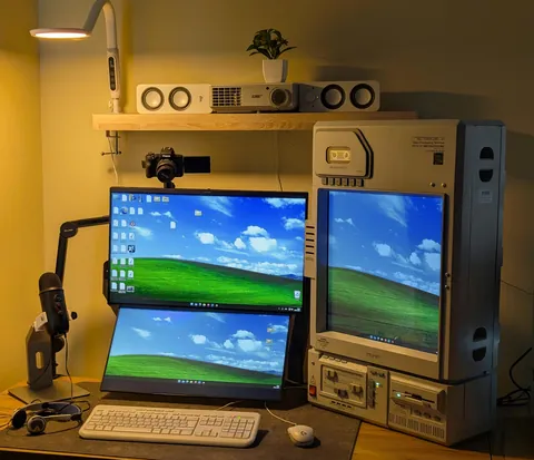 My current retro-inspired battlestation