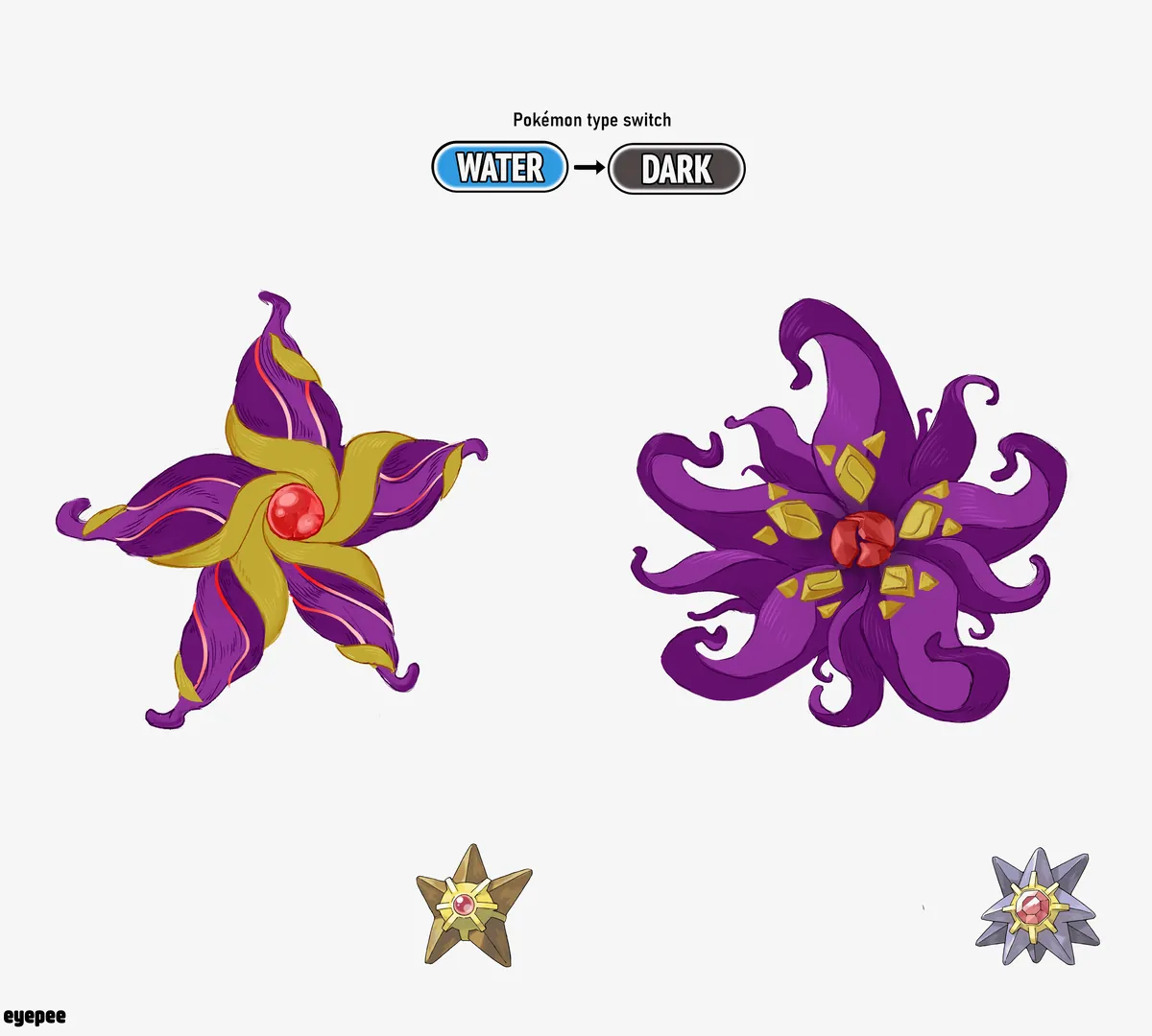 [OC]My pokemon Type Switch-tober!