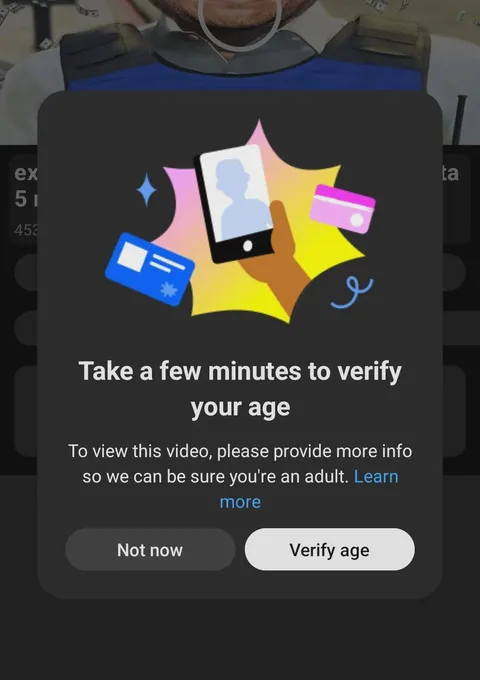 YouTube blocking me from watching videos without giving out my id