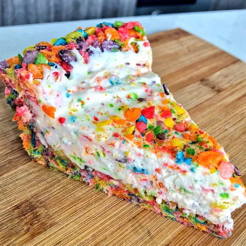 [Homemade] Fruity Pebble Cheese Cake