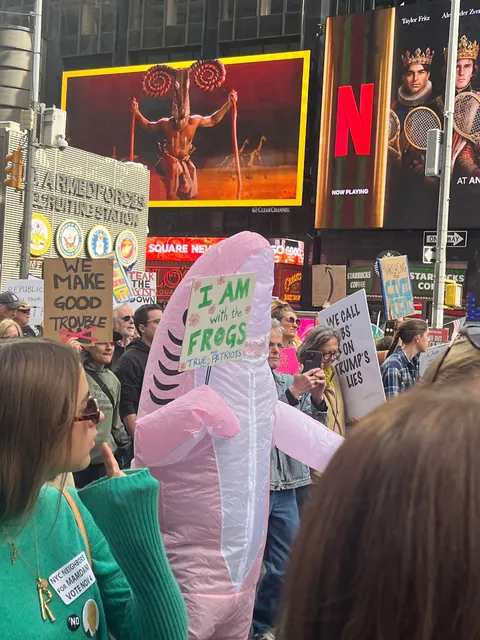 “No Kings” protest, NYC