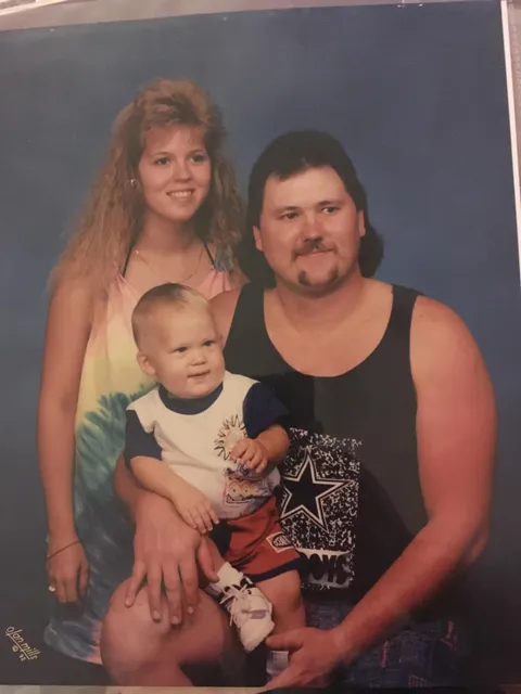 1992 - My dad with the worst facial hair and my mom with the longest tye dye shirt - 90s were a wild time - RIP Dad - Cowboys ain’t ever winning a Super Bowl again, sorry