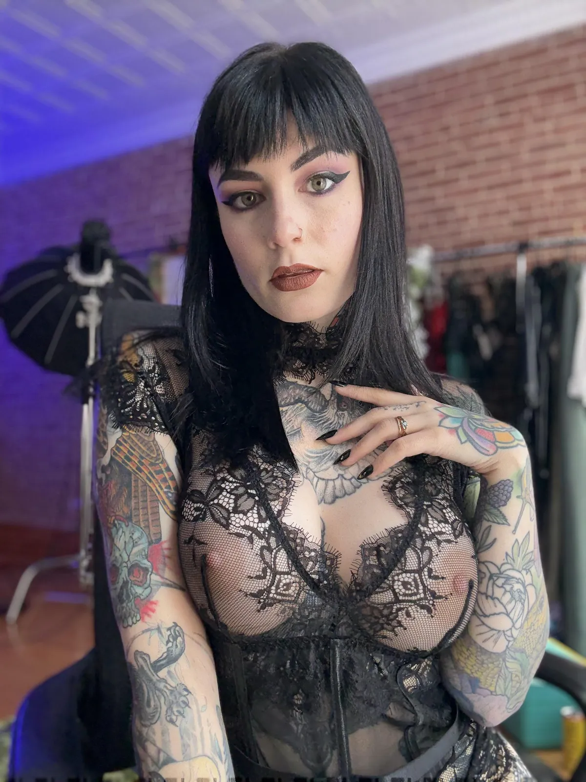 My nipples look amazing in black lace 🤩