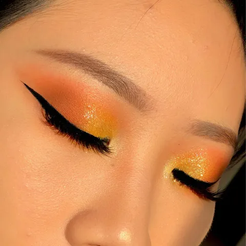 Monolid Mango Makeup Look 🥭
