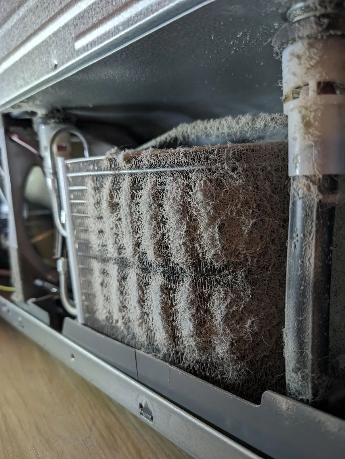 Yearly reminder to clean your refrigerator condenser coils