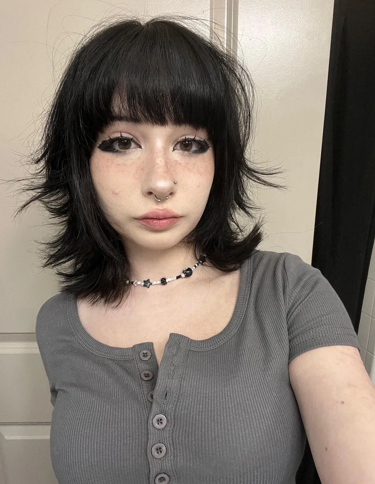 Late international goth day selfie [F]