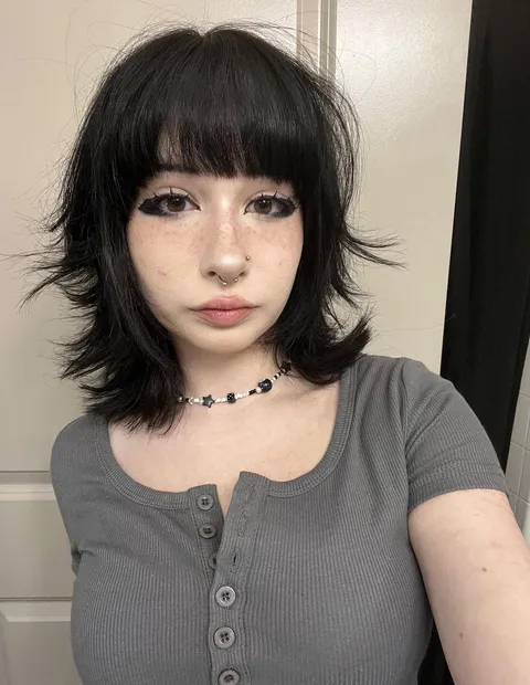 Late international goth day selfie [F]