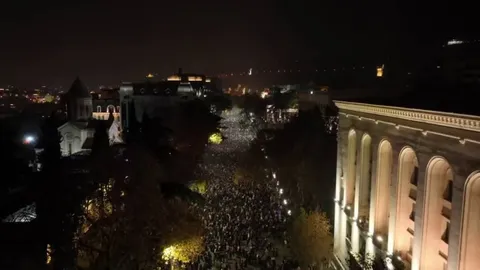 Protests in Tbilisi Now - Night 3
