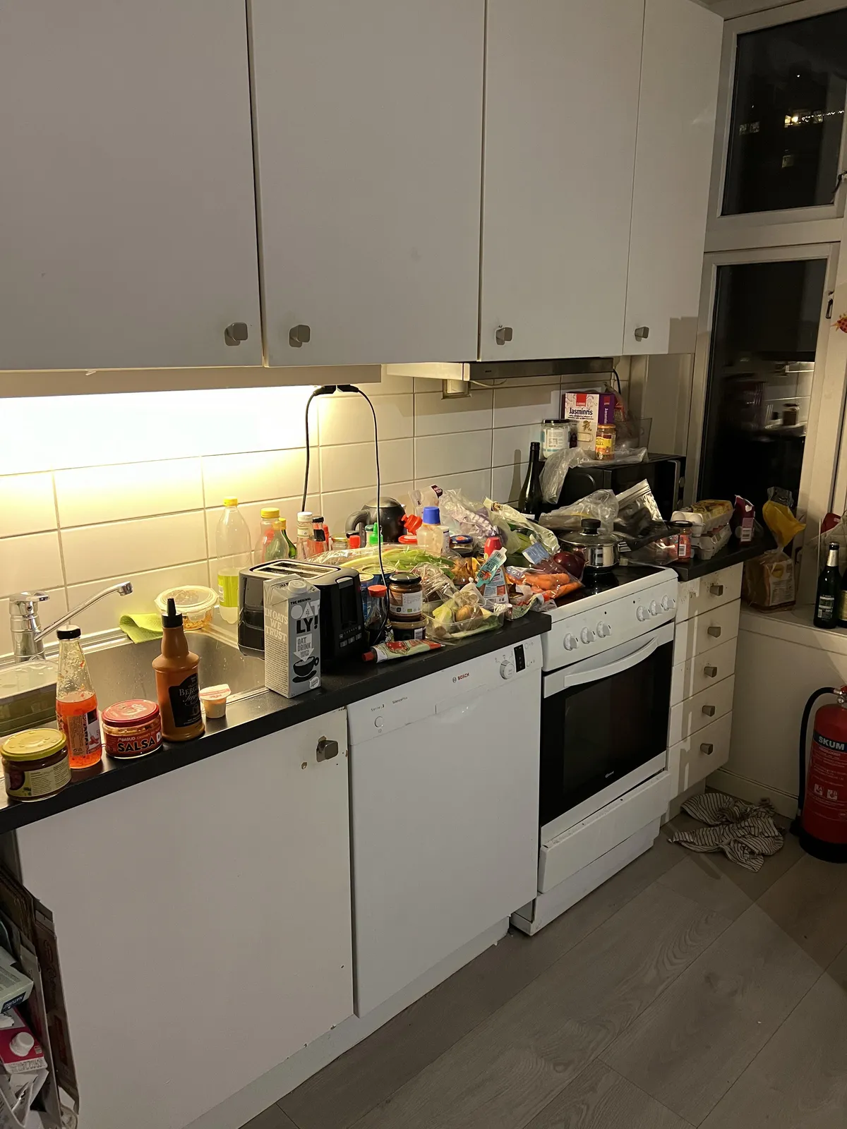 Our landlord changed our fridge while I was at work