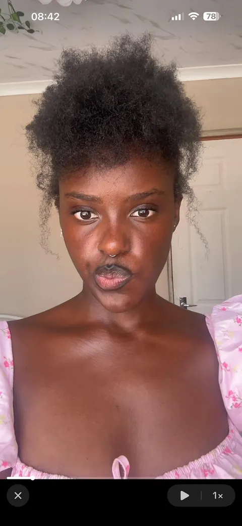 Trying to wear makeup for my features