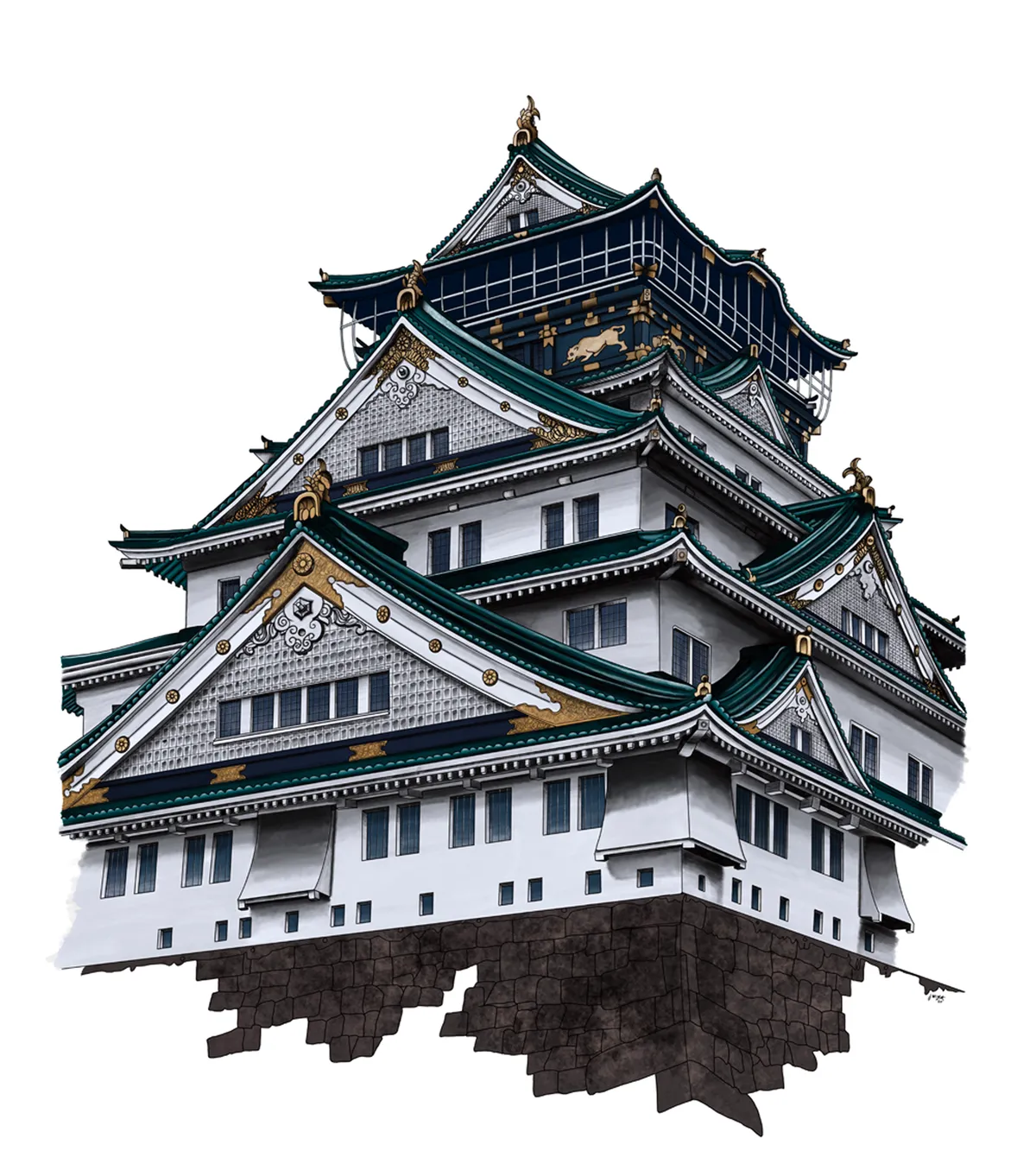 An architectural illustration I recently completed - wanted to share :)