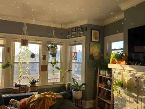 Our light filled living room 🥰