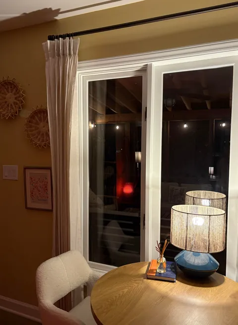 Our home ❤️ where cozy is the motto. 80% thrifted