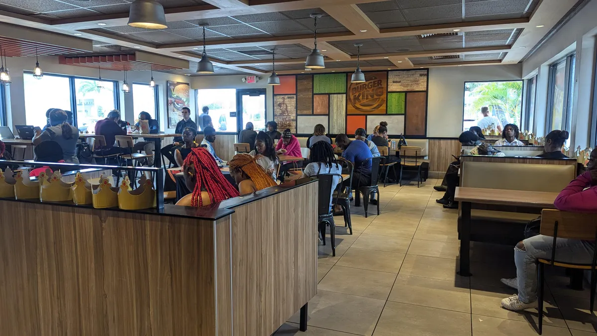 All these people were applying for one job at Burger King 