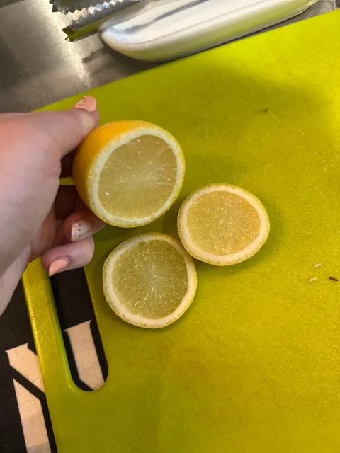 A lemon with no segments in it!