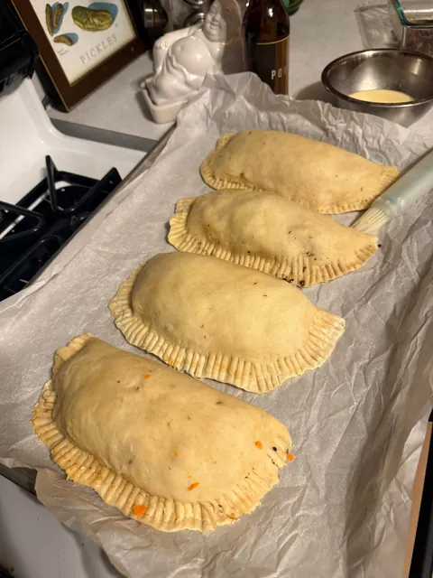 I made pasties for the first time [homemade]