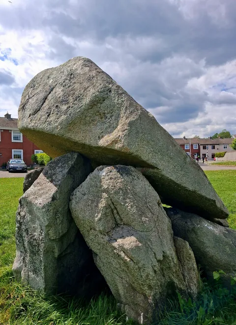 5500 year old Stone Age monument in a housing estate in Ireland.