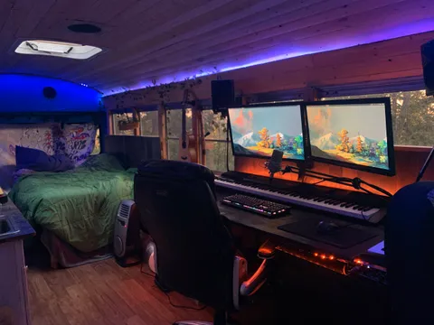 My School Bus Battle Station