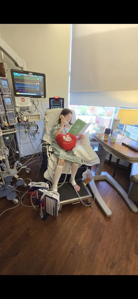 My Mom made it thru open heart surgery yesterday 🥲 ❤️‍🩹