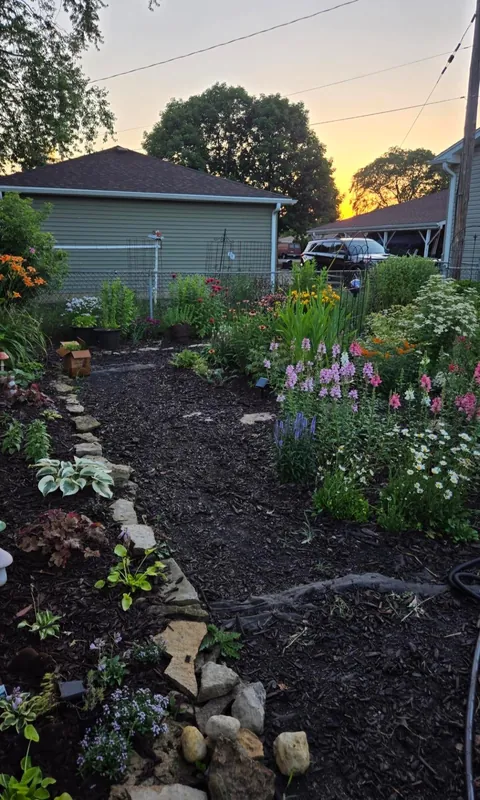 Transformed a small space behind my garage into my dream garden🌻2023 vs. 2024 
