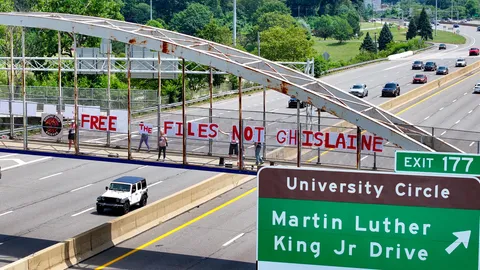 [OC] Cleveland's Burning River Brigade Strikes Again - FREE THE FILES NOT GHISLAINE