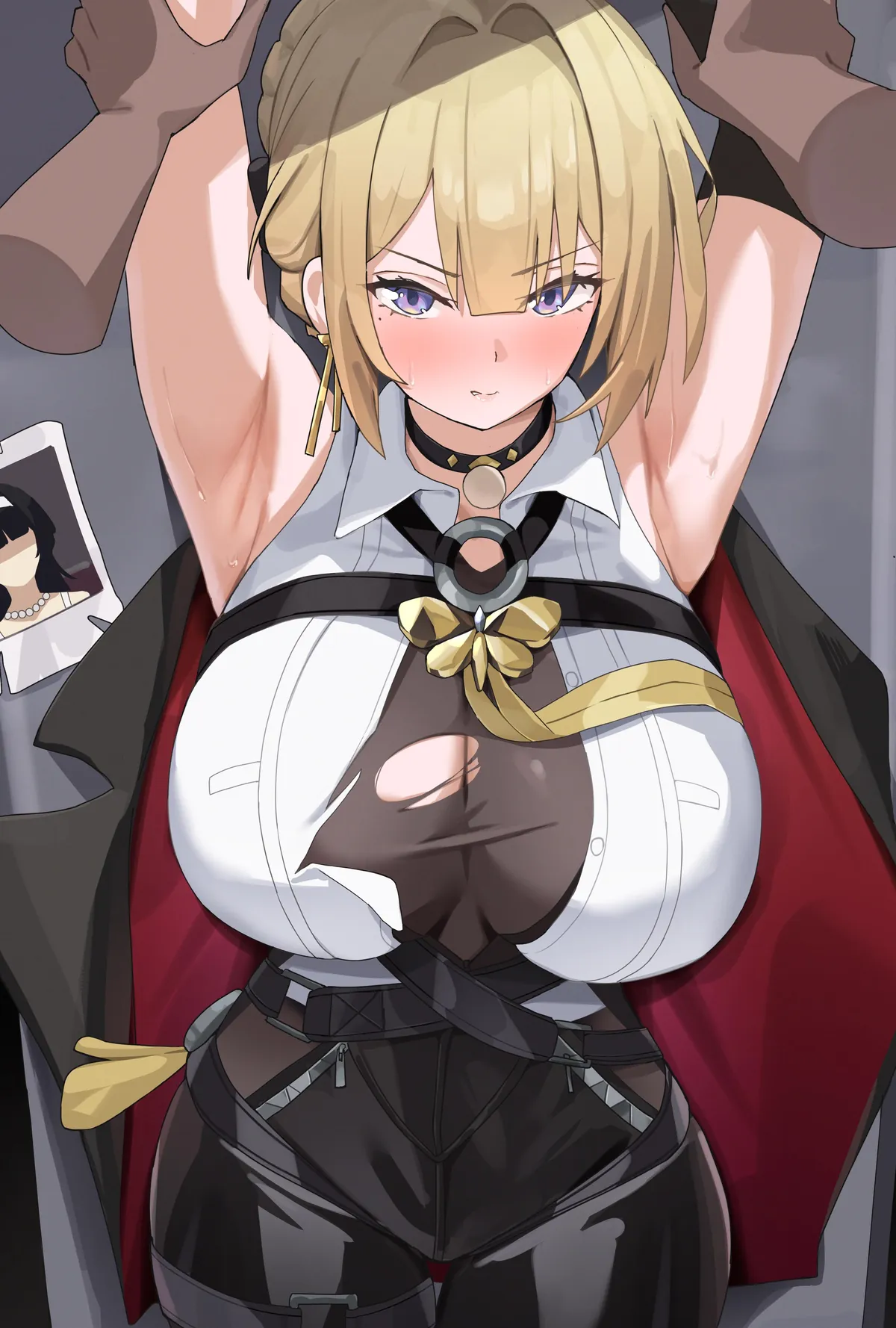 Interrogating Evelyn to get a whiff of her pits (skymole01)