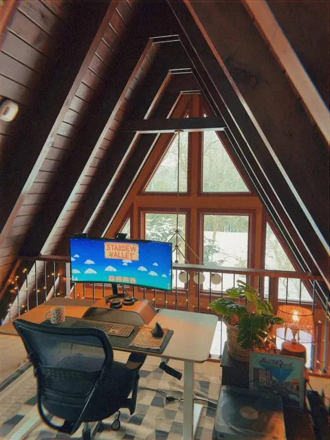 Cozy Cabin Office