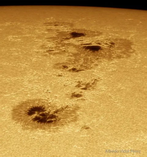 AR 4478 Giant Sunspot Group, one of the largest sunspot groups in recent history, is crossing the Sun right now.