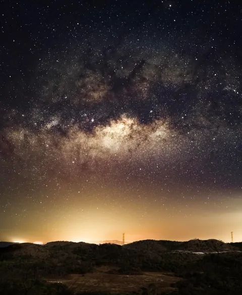 Milky Way Core In Costa Rica