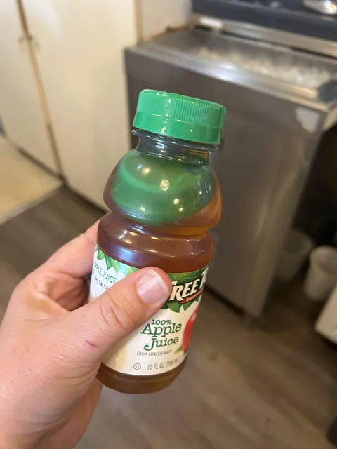 This (unopened) bottle of apple juice came with an extra cap