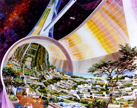 1975 NASA toroidal colony concept
