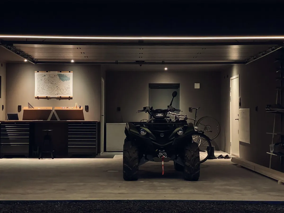 My garage, before it got cluttered..