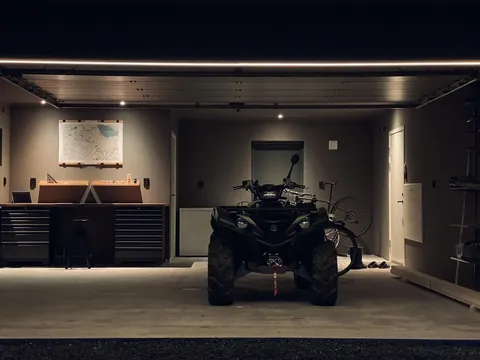 My garage, before it got cluttered..