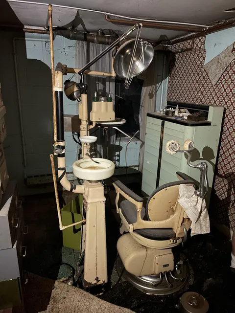 My great grandpas home dentist office